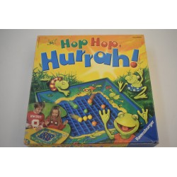 Hop Hop Hurrah ! Edition Ravensburger Jeu de société jeux d'adresse bille grenouilles
