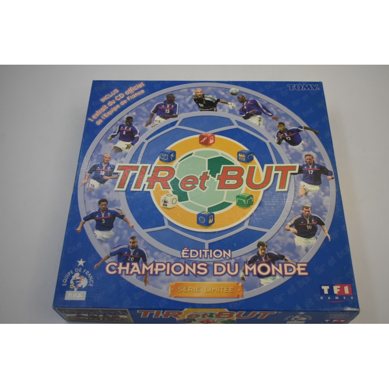 Tir et But Edition Champions du Monde Serie Limitée jeu de société edition Tomy jeux FFF equipe de france football foot