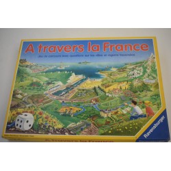 A travers la france Edition Ravensburger jeu de société jeux de parcours villes régions françaises