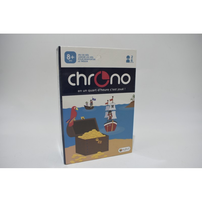 Chrono Le trésor des pirates Edition Oxybul blue orange en un quart d'heure c'est joué ! jeu de société jeux
