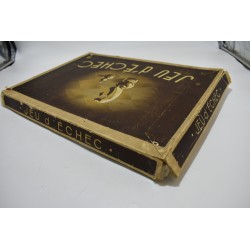 Jeu d'Echec Jeux et jouets Français Edition JJF Echiquier Régence bois tourné plateau boite