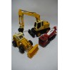 lot 3 engins de chantier Dickie toys Liebherr litronic 314 pelle mecanique chantier camion ciment