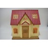 Vintage Sylvanian Epoch Maison des bois famille Families red roof cosy Cottage
