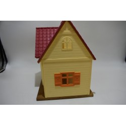 Vintage Sylvanian Epoch Maison des bois famille Families red roof cosy Cottage