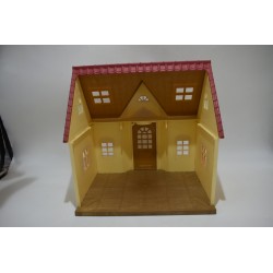 Vintage Sylvanian Epoch Maison des bois famille Families red roof cosy Cottage