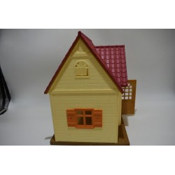 Vintage Sylvanian Epoch Maison des bois famille Families red roof cosy Cottage
