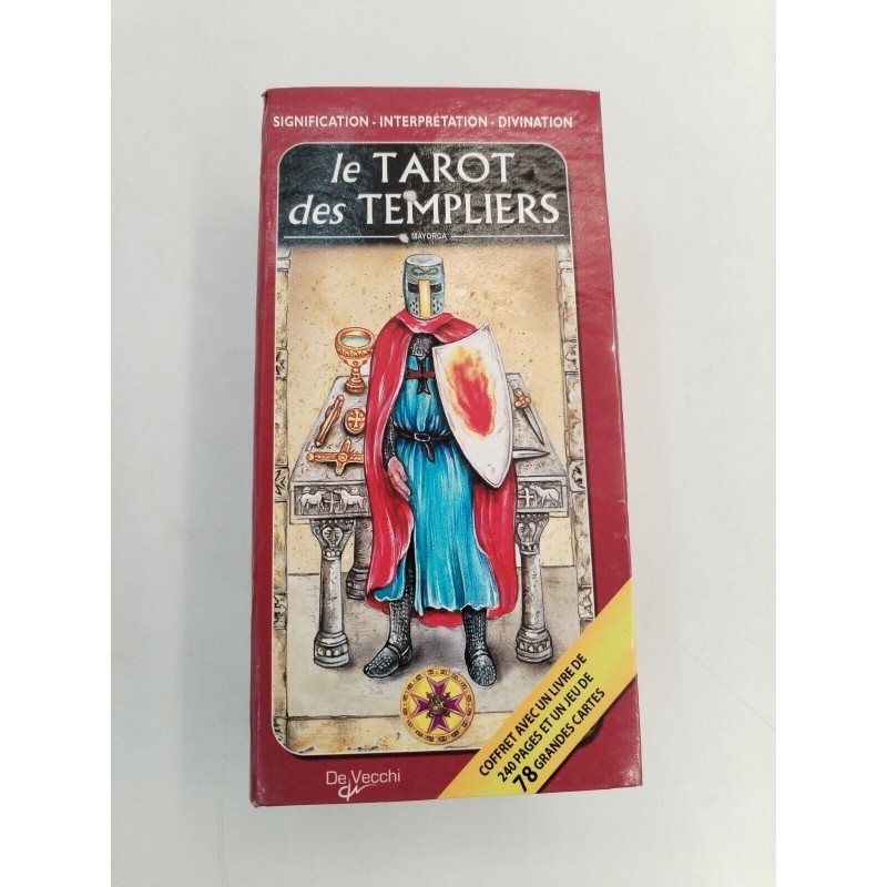Le Tarot Des Templiers Éditions De Vecchi Coffret TEMPLIER Jeux De Cartes Jeu