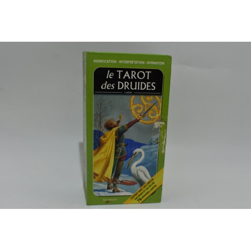 Le tarot des Druides Edition De Vecchi jeu de cartes divinatoires oracle jeux livret