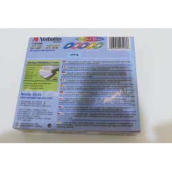 lot de 5 neuf Verbatim Cd-Rw Colour disc pack 5 compact disc Re writable 700 mb 2X-4X