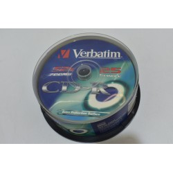 Lot de 25 Verbatim Cd-R 700 mb 52x compact disc recordable