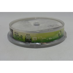 Lot neuf de 10 Sony Dvd R pack 4.7 GB 120 MIN 1X-16X optical media vidéo film