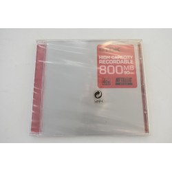 Rare Metallic Disc neuf tdk 800 MB 90 MIN 40X compact disc vierge cd audio