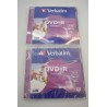 Lot de 2 dvd R verbatim film 4.7 go 16X 120 min printable
