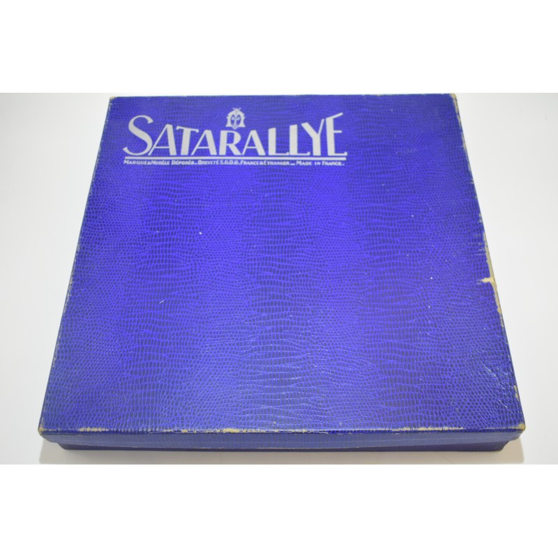 Satarallye ancien jeu de société Diamino Etiquette magasin Printemps sata rallye france jeux anciens