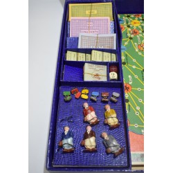 Satarallye ancien jeu de société Diamino Etiquette magasin Printemps sata rallye france jeux anciens