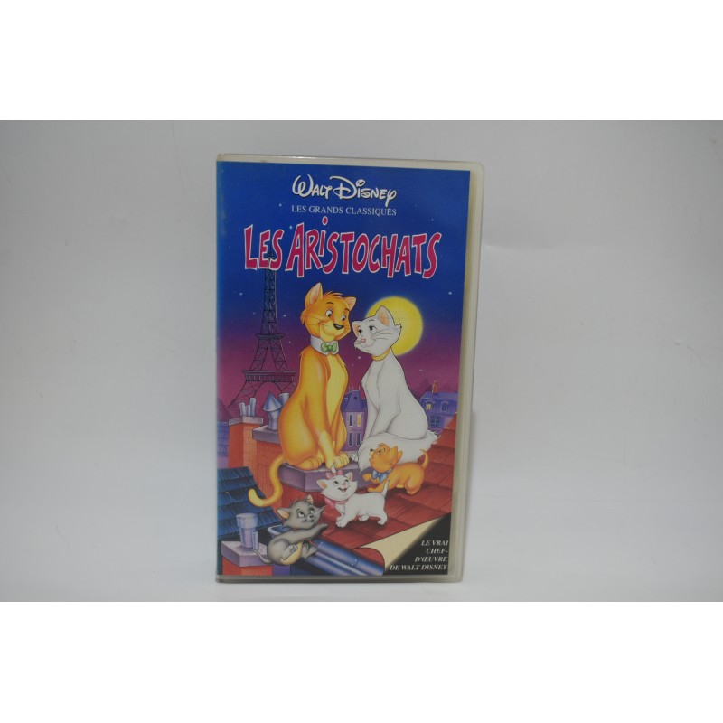 Les Aristochats Walt disney les grands classiques chef d'oeuvre dessins animés film vidéo cassette vhs k7