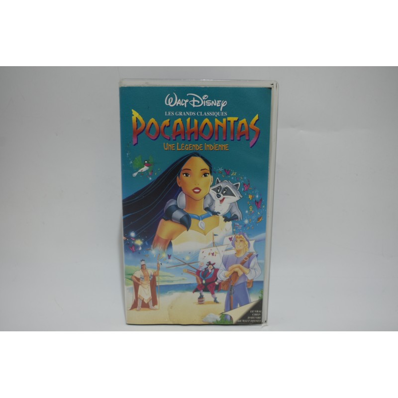 Pocahontas legende indienne Walt Disney Grands Classiques chef d'oeuvre cassette vidéo k7 vhs dessins animés