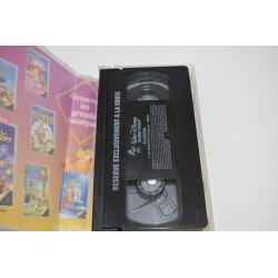Aladdin Walt disney vhs cassette vidéo k7 chef d'oeuvre classique dessins animés