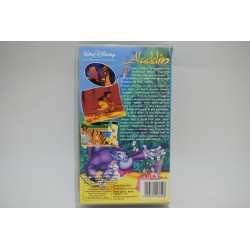 Aladdin Walt disney vhs cassette vidéo k7 chef d'oeuvre classique dessins animés
