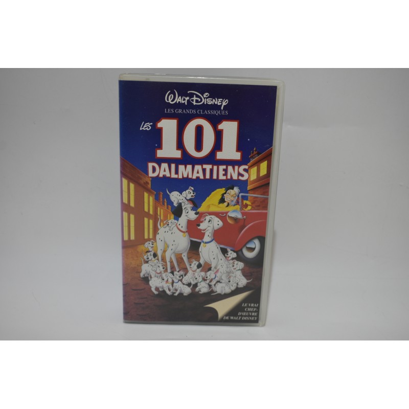Les 101 dalmatiens Walt Disney vidéo cassette vhs k7 chef d'oeuvre classique film dessins animés