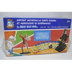 Il etait une fois ... Hello Maestro ! coffret initiation le corps humains microscopes 10 experiences Prodicis Upyaa !