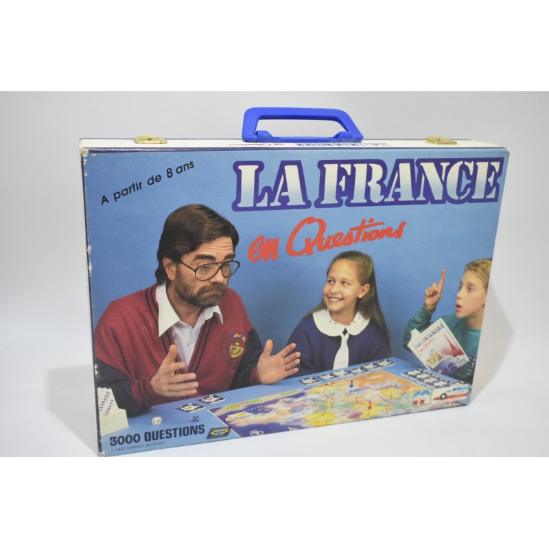 La france en questions Ferriot productions Formule 1 jeu de société jeux malette vintage