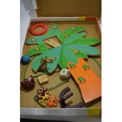 Jungle Up Edition Djeco jeu d'adresse Sos Ouistiti singe valseur bois macaque grenouille