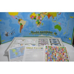 World Passport Edition géopolitique Marc's Game jeu de société richesses tour du monde voyage