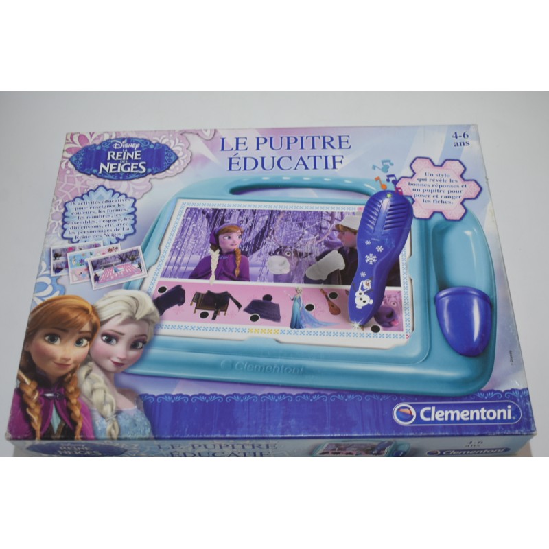 Disney La reine des neiges Le pupitre educatif edition clementoni jeu de société jeux
