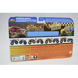 Hot Wheels Monster Trucks Hotweiler hound hauler demolition doubles Mattel jeu jouet voiture