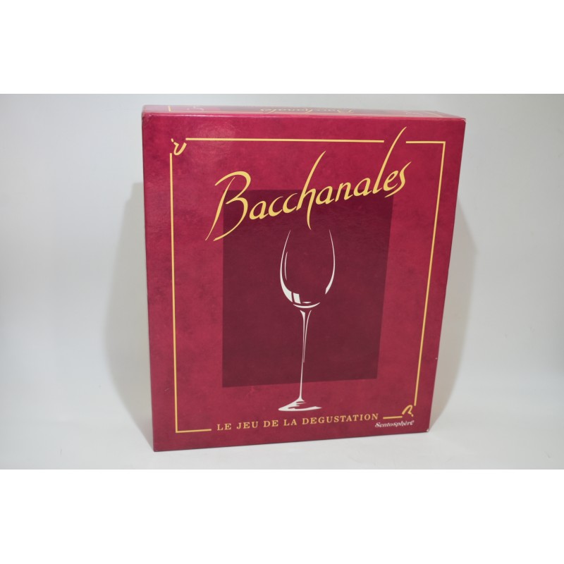 Bacchanales Edition Sentosphere jeu de société jeux initiation dégustation vins bacchus oenologie