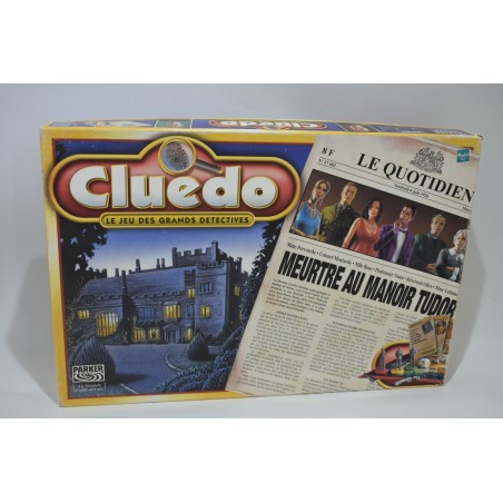 Cluedo Meutre au manoir Tudor jeu de société jeux Parker Hasbro
