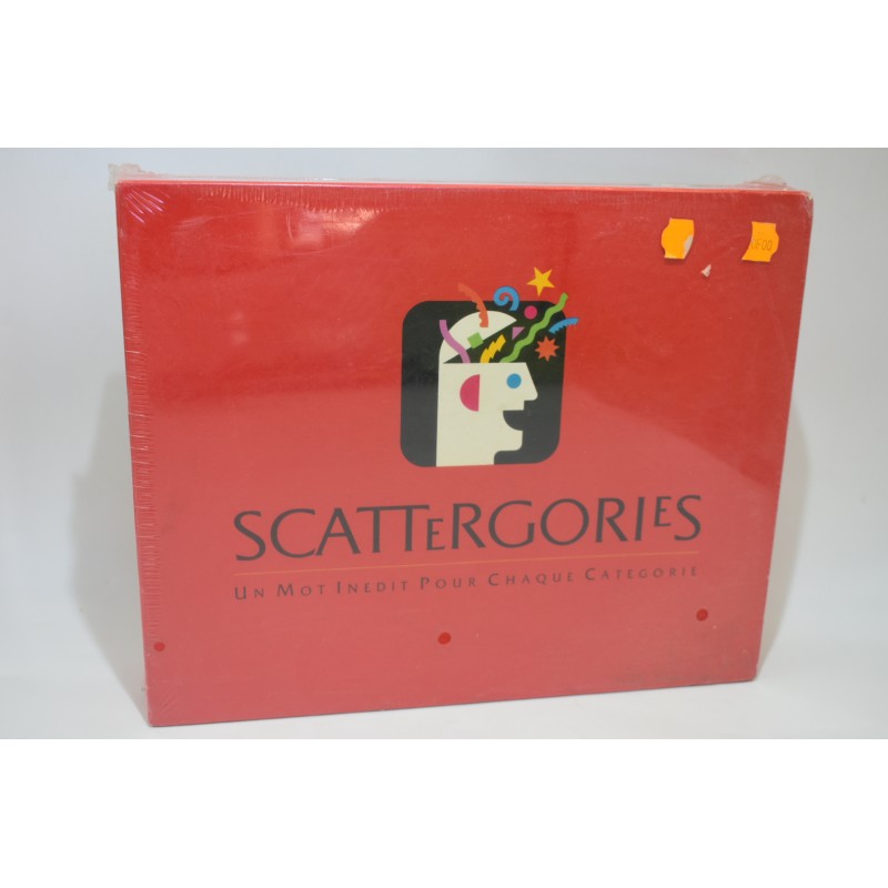 Scattergories 1989 neuf sous blister jeu de société jeux Categorie lettres mots