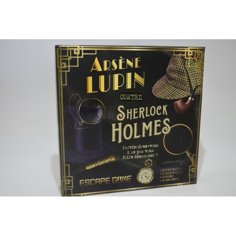 Arsene Lupin Contre Sherlock Holmes Escape Game jeu de société jeux larousse
