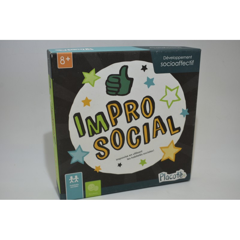 Impro Social Edition Placote jeu de société Développement socioaffectif jeux éveil