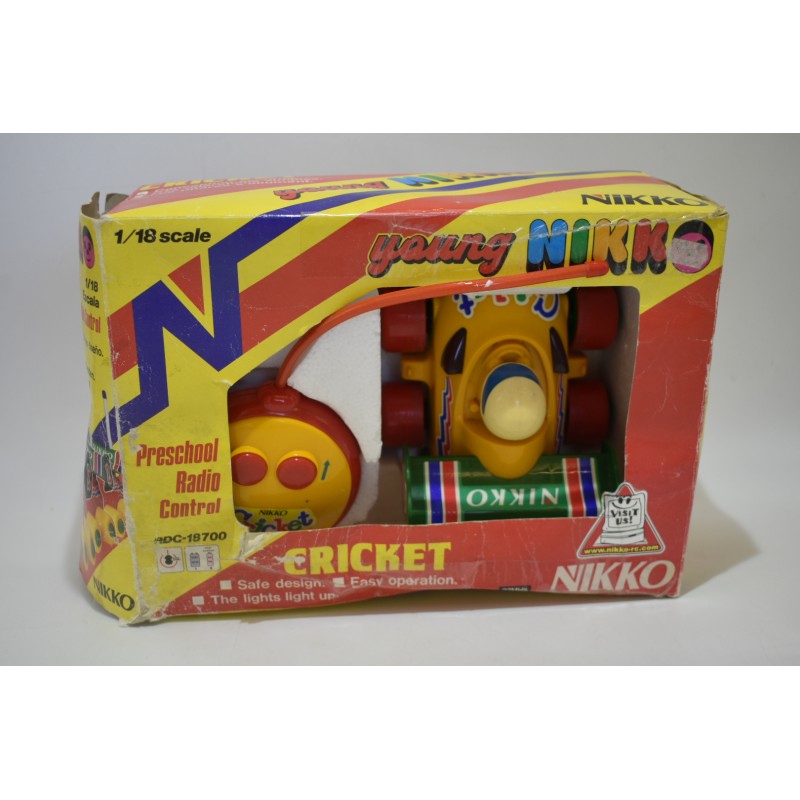 Nikko Cricket Young 1/18 Scale Radio Control Preschool Voiture Télécommandée