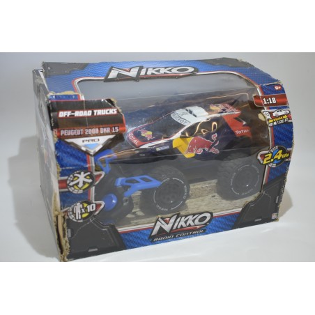 Peugeot 2008 Dkr 15 Pro Nikko Radio Control 1:18 Off Road Trucks 2,4 ghz Voiture