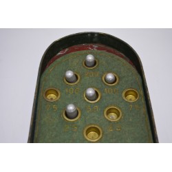 Rare Jeux De Comptoir Ancien Zanzi Culbute Jeu Des Culbultants Piste Métal...