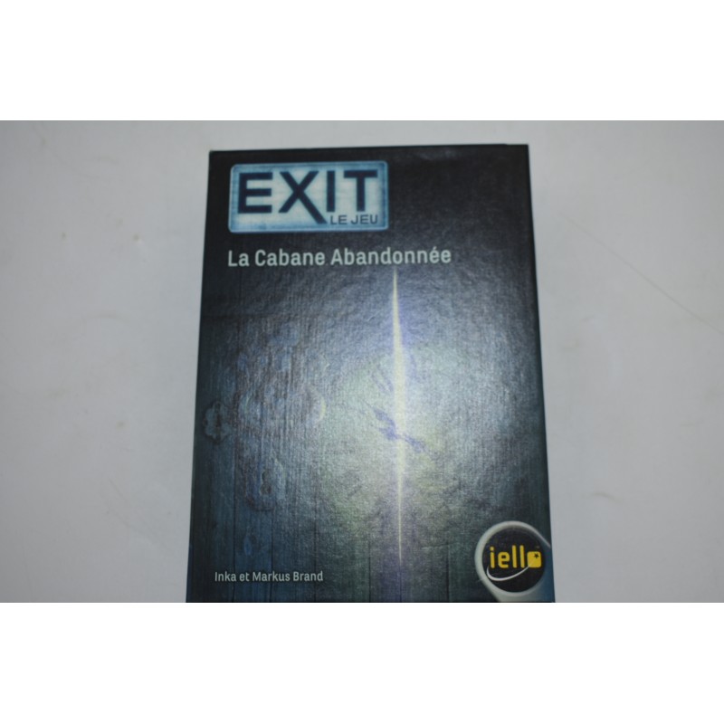 Exit le jeu La cabane abandonnée Edition Iello jeux escape game Kosmos