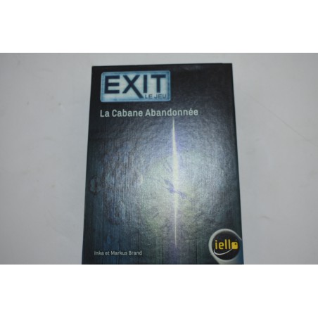 Exit le jeu La cabane abandonnée Edition Iello jeux escape game Kosmos