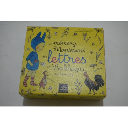 Le mémory Montessori des lettres de balthazar edition hatier jeunesse jeu de société jeux cartes
