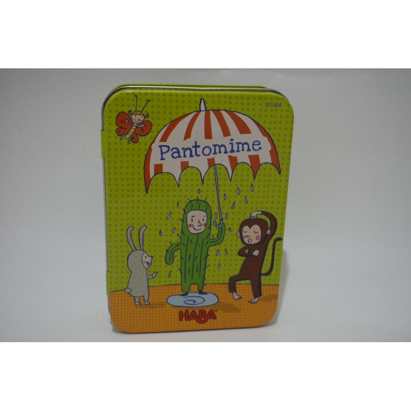 Pantomime Edition Haba jeu de société jeux voyages famille boite métal