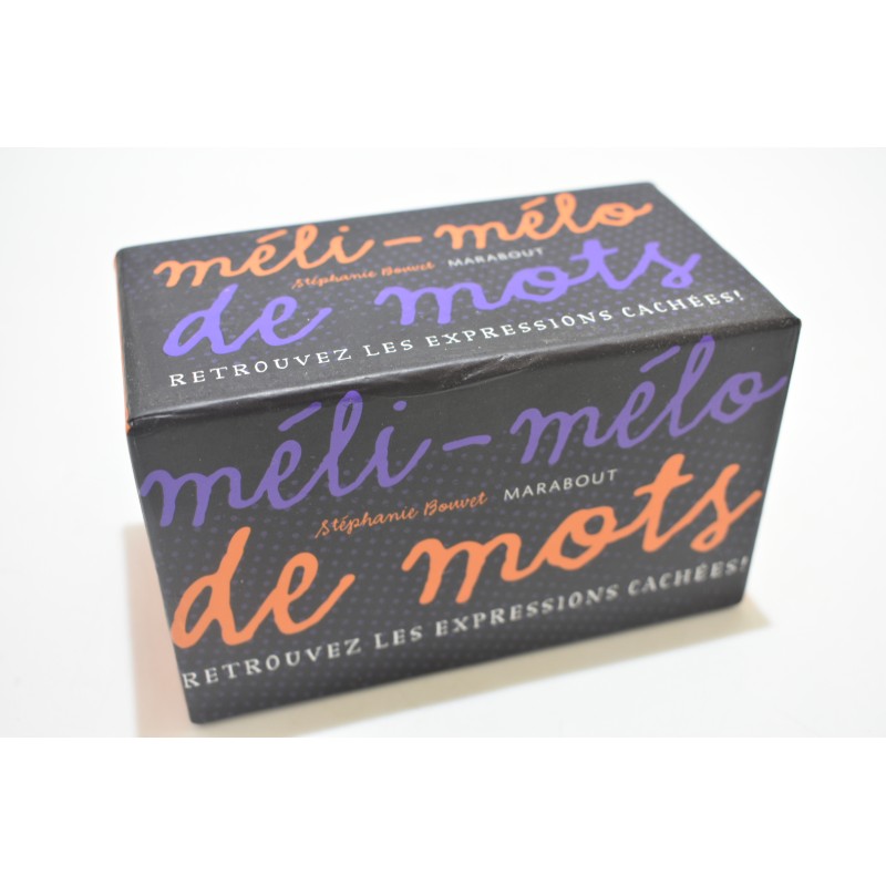 Méli-Mélo de Mots edition Marabout retrouvez les expressions cachées jeu de société jeux