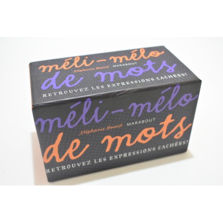 Méli-Mélo de Mots edition Marabout retrouvez les expressions cachées jeu de société jeux