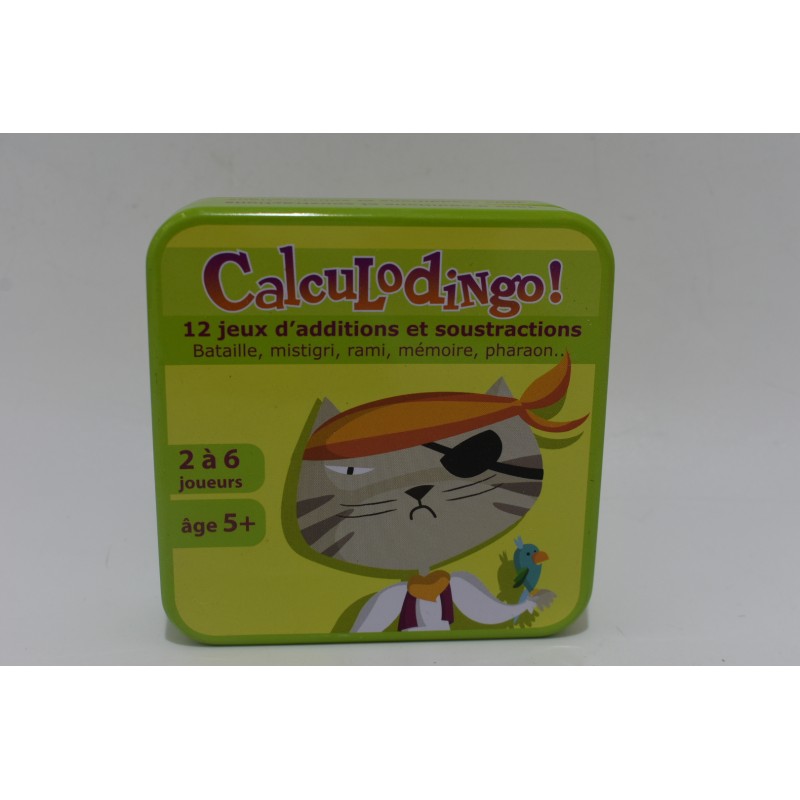 Calculo Dingo ! Jeu de société cocktail games jeux cartes additions soustractions calcul