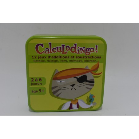 Calculo Dingo ! Jeu de société cocktail games jeux cartes additions soustractions calcul