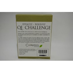 QI Challenge Clorophyl Edition jeu cerveau Q.I test intelligence jeux de carte logique