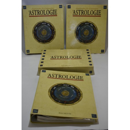 Lot Astrologie Edition Hachette Arts Divinatoires apprendre & connaitre classeurs boite collection