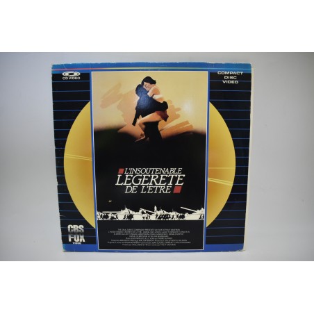 Laser disc Cd vidéo L'insoutenable légèreté de l'être CBS fox disque film compact disc