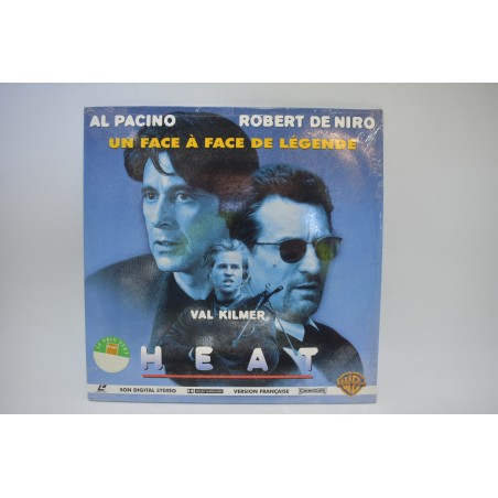 Heat Laser disc Al pacino De Niro Val Kilmer film braquage mafia gangster